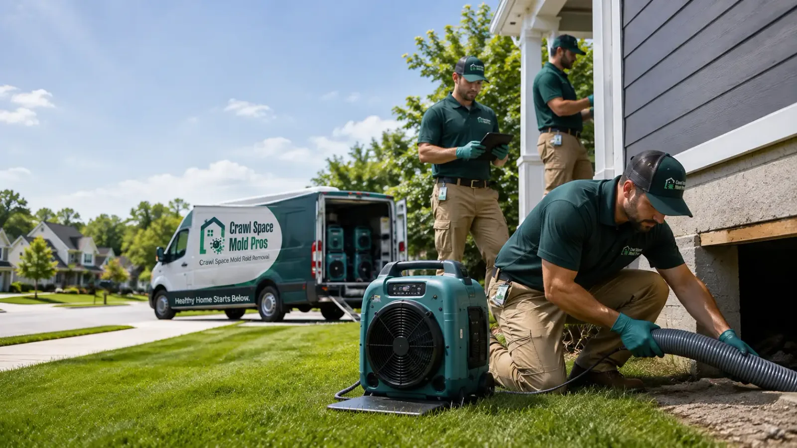 Crawl Space Mold Removal in Spencer, VA